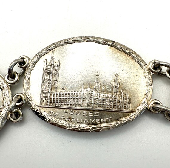 Vintage 1945 Hallmarked Solid Silver Statement Ch… - image 4