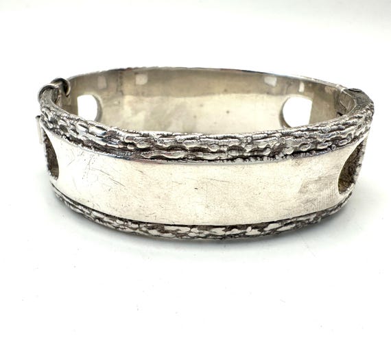 Vintage Chunky Solid Silver 1978 Hallmark Bark Ef… - image 3