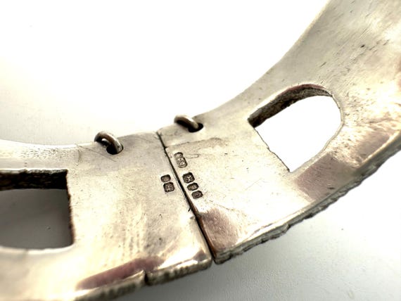 Vintage Chunky Solid Silver 1978 Hallmark Bark Ef… - image 7