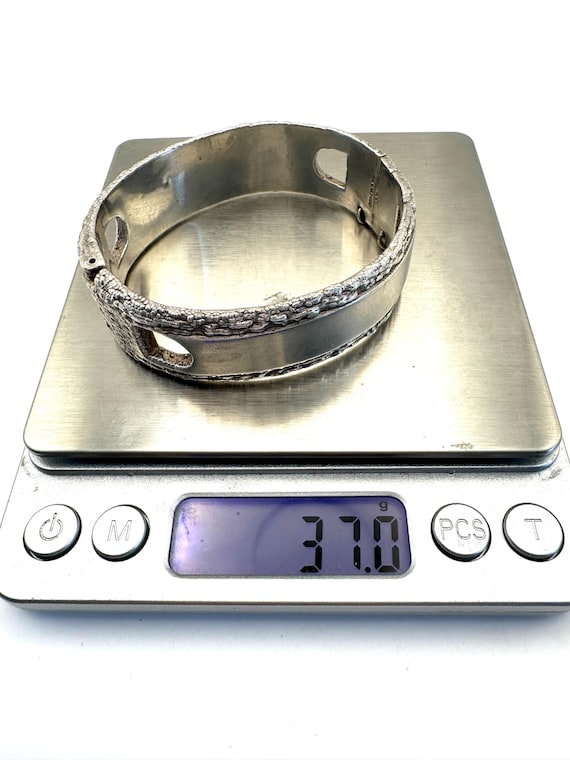 Vintage Chunky Solid Silver 1978 Hallmark Bark Ef… - image 11