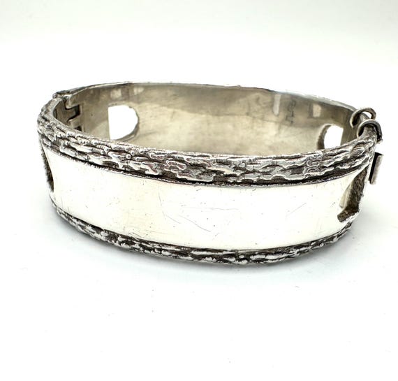 Vintage Chunky Solid Silver 1978 Hallmark Bark Ef… - image 5