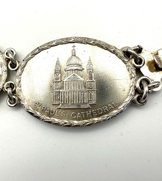 Vintage 1945 Hallmarked Solid Silver Statement Ch… - image 6