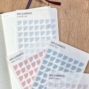 MINI QUADRANTS Planner Stickers | Minimalist Planning | Mini Triangle Stickers | Functional Planner Labels | Bullet Journal | Calendar