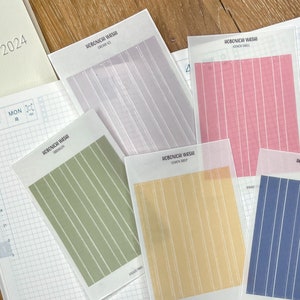 HOBONICHI WASHI Planner Stickers | Minimal Sticker Sheet | Hobonichi Stickers  | Bullet Journal | Transparent | Functional Planning