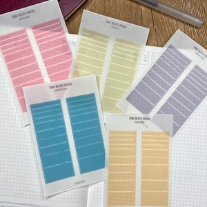 HOBONICHI BOXES Planner Stickers | Minimal Sticker Sheet | Hobonichi Stickers  | Bullet Journal | Functional Planning | Time Blocking