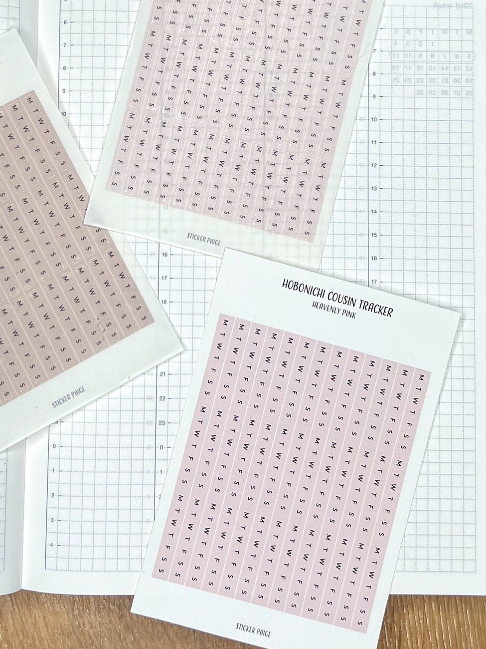 HOBONICHI TRACKER Planner Stickers | Minimal Planning | Mini Sticker ...