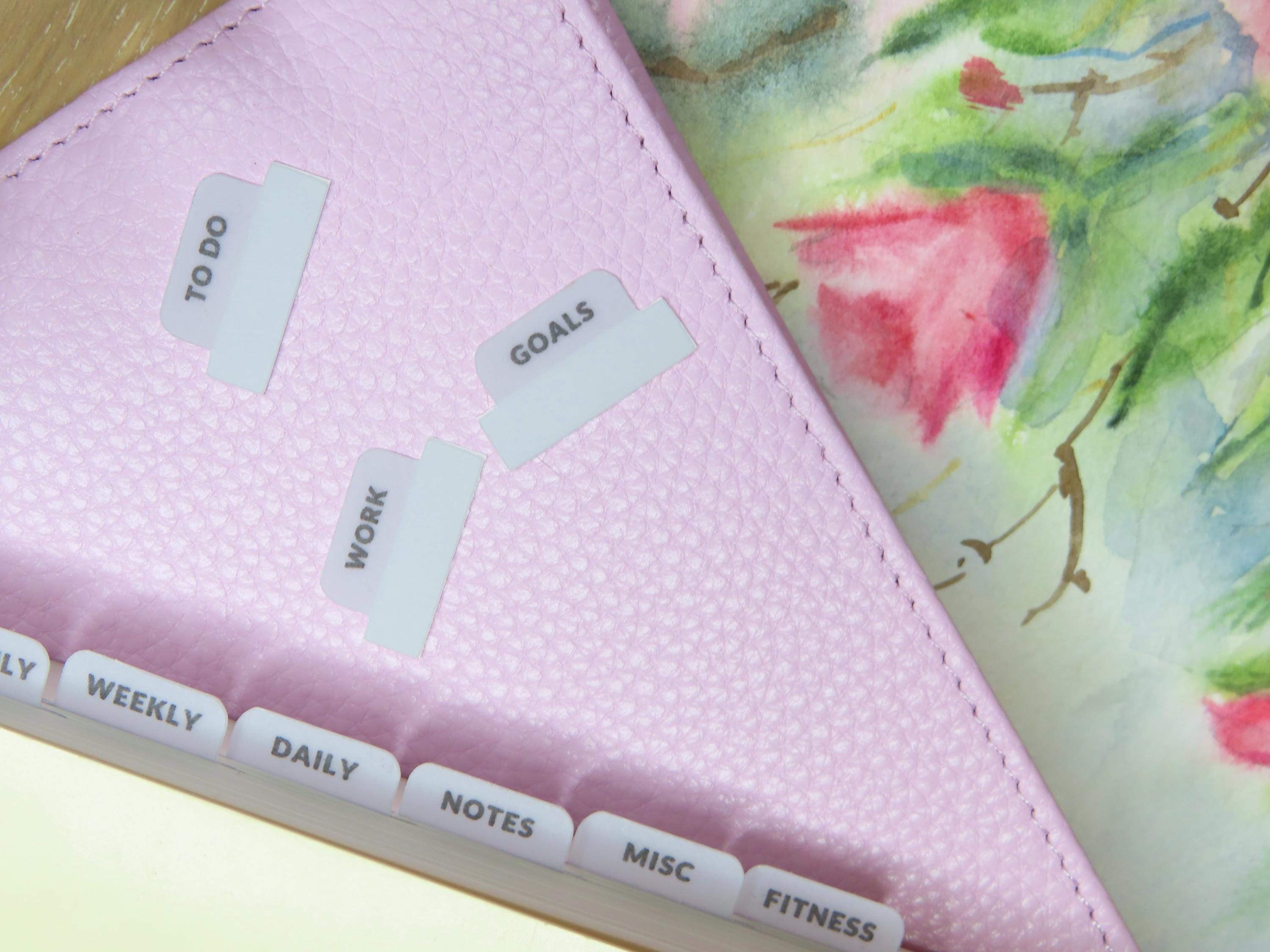 MICRO TAB Stickers | Frosted Vellum | Divider Tab Labels | Clear ...