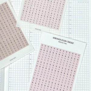 Pegatinas de planificador HOBONICHI TRACKER / Planificación minimalista / Minipegatinas / Etiqueta de planificador funcional / Hobonichi Cousin / Stalogy / Rastreador de hábitos