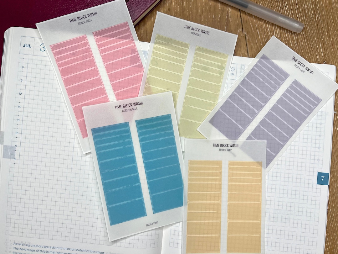 HOBONICHI BOXES Planner Stickers | Minimal Sticker Sheet | Hobonichi ...