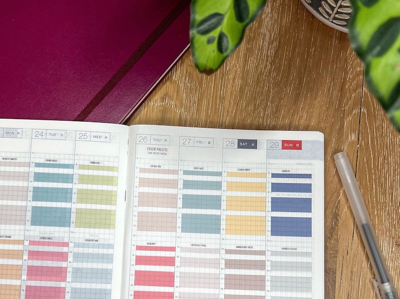 HOBONICHI BOXES Planner Stickers | Minimal Sticker Sheet | Hobonichi ...
