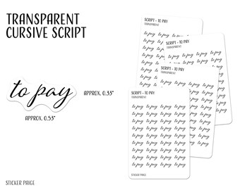 Minimalist Planning BILLS DUE Font Functional Planner Labels Mini ...