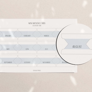 Hobonichi Weeks Planner Stencil & Bookmark 