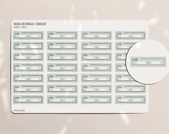 BILL DUE TRACKER Label Planner Stickers | Minimalist Planning | Mini ...