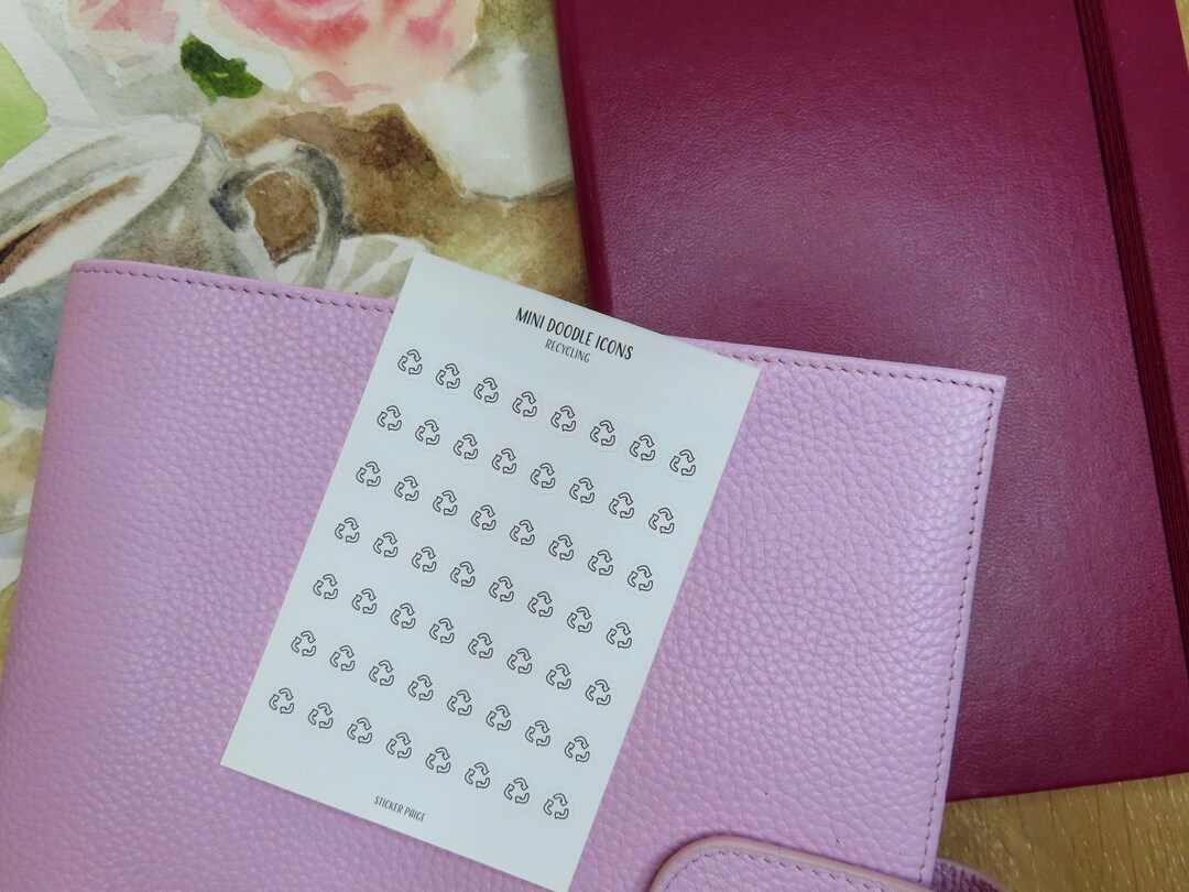 MINI DOODLE ASSORTED Icon Stickers | Minimalist Planner Stickers ...