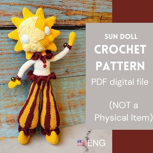 CROCHET PATTERN:  Sun Doll