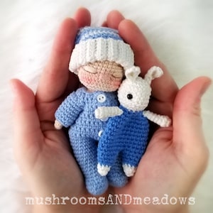 CROCHET PATTERN: Sweet Handfuls Goodnight Set - Add On (Doll Pattern SOLD Separately!!) image 7
