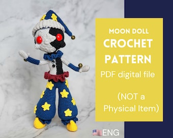 PATRÓN DE GANCHILLO: Muñeca Luna