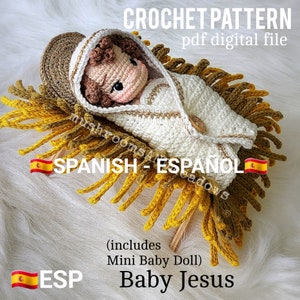 SPANISH CROCHET PATTERN:  Sweet Handfuls Baby Jesus