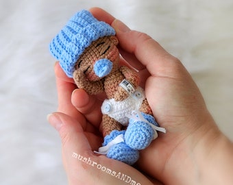 Crochet à main en laine fait à la main, petite Mini vêtements de poupée, tricot en laine, décoration de poupée, crochet à main en laine, accessoires pour vêtements mignons  15
