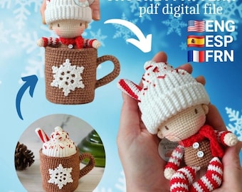 VIRKMÖNSTER: Pepparmynta Mocha Baby