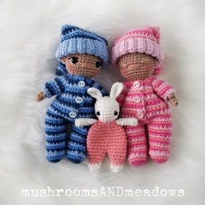 CROCHET PATTERN: Sweet Handfuls Goodnight Set - Add On (Doll Pattern SOLD Separately!!) image 8
