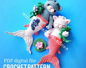CROCHET PATTERN:  Koi Kittens