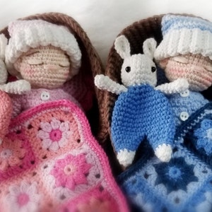 CROCHET PATTERN: Sweet Handfuls Goodnight Set - Add On (Doll Pattern SOLD Separately!!) image 9