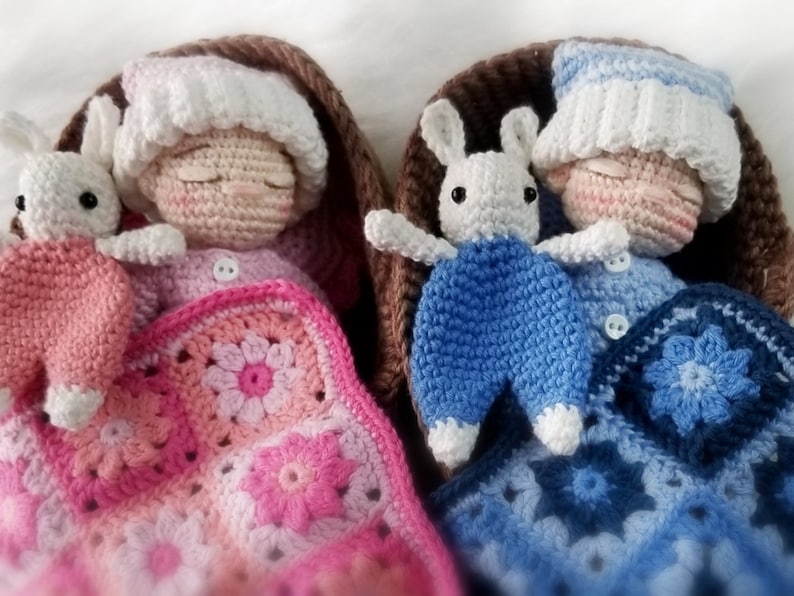 CROCHET PATTERN: Sweet Handfuls Goodnight Set - Add On (Doll Pattern SOLD Separately!!) image 9