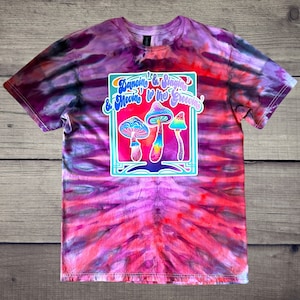 Incline Ice Dye/ Tie Dye Movin to the Groovin Shirt
