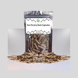 Organic Pao Pereira Bark Extract 10:1 500mg Capsules