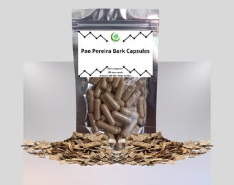 Organic Pao Pereira Bark Extract 10:1 500mg Capsules