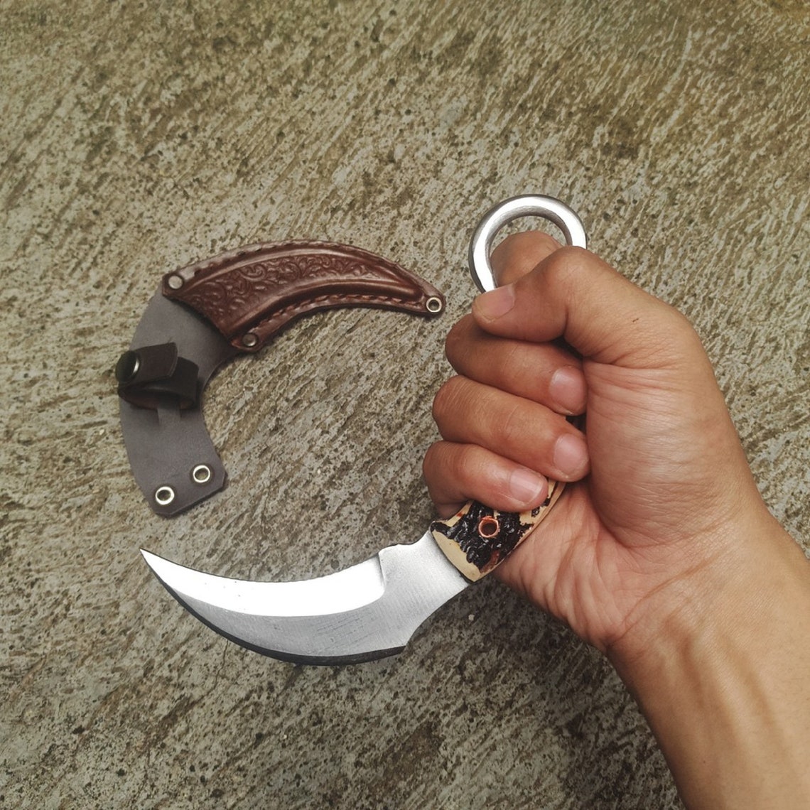 Ethnic Karambit Traditional Knife Minangkabau Sumatera Deer Etsy
