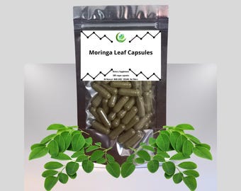 Biologisch moringabladextract 10:1 capsules van 500 mg