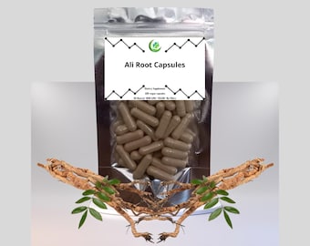 Organic Tongkat Ali Root Extract 10:1 500mg Capsules