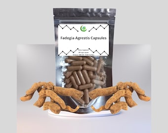 Organic Fadogia Agrestis Root Extract 10:1 500mg Capsules
