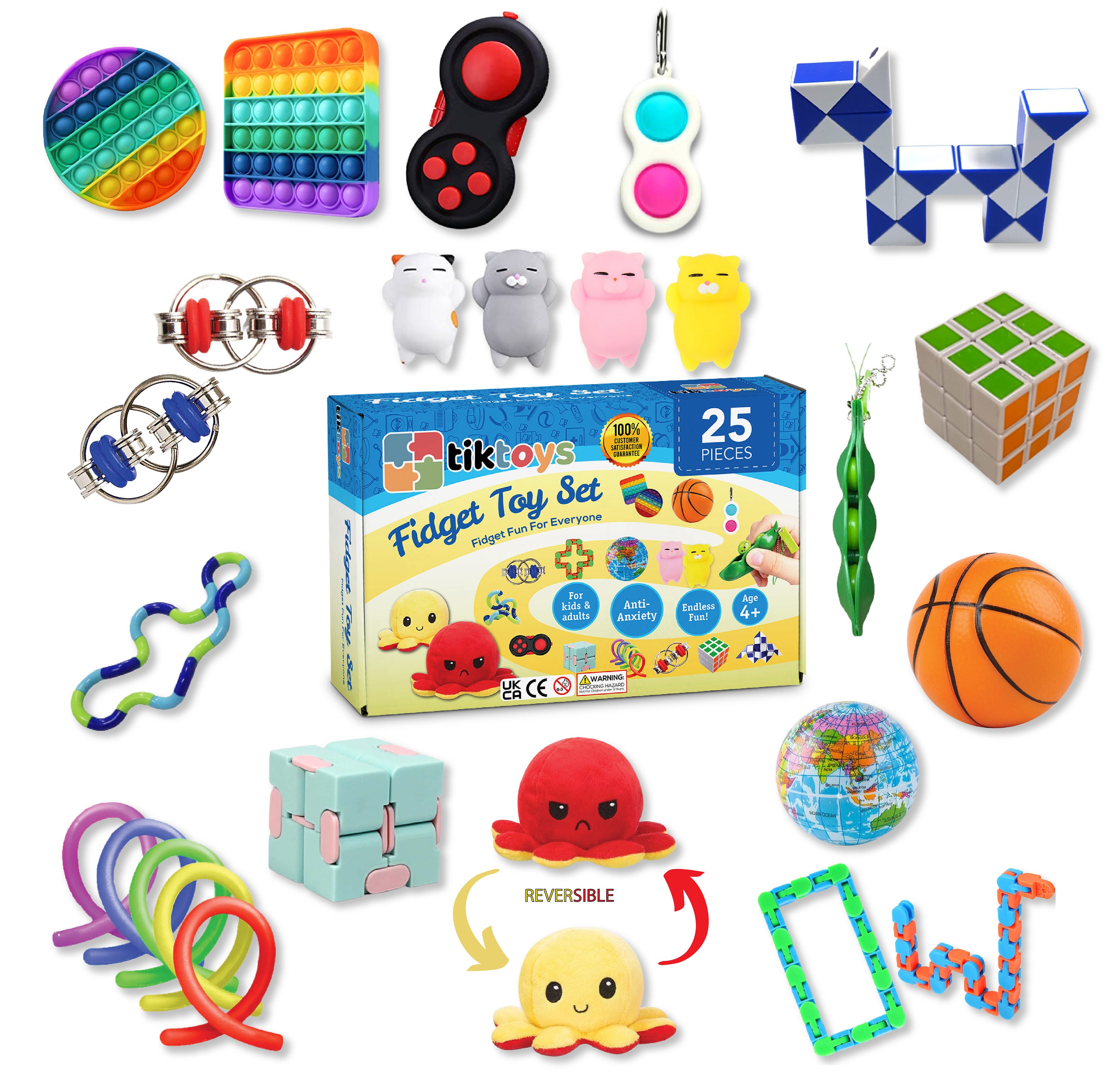 Fidget Toy Set TikToys 25Pcs Fidget Toys Cheap Anxiety Etsy