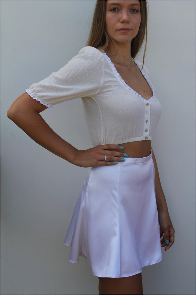 Zella Denim Mini Skirt