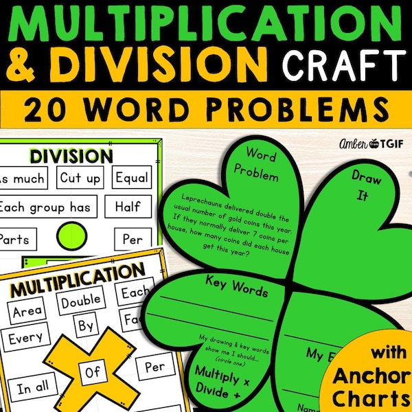 Word Problem Anchor Chart - Etsy