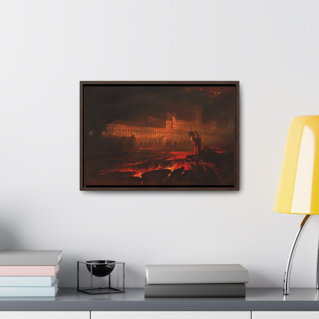 Pandemonium by John Martin Gallery Canvas Art Print, Oil Painting Style ...