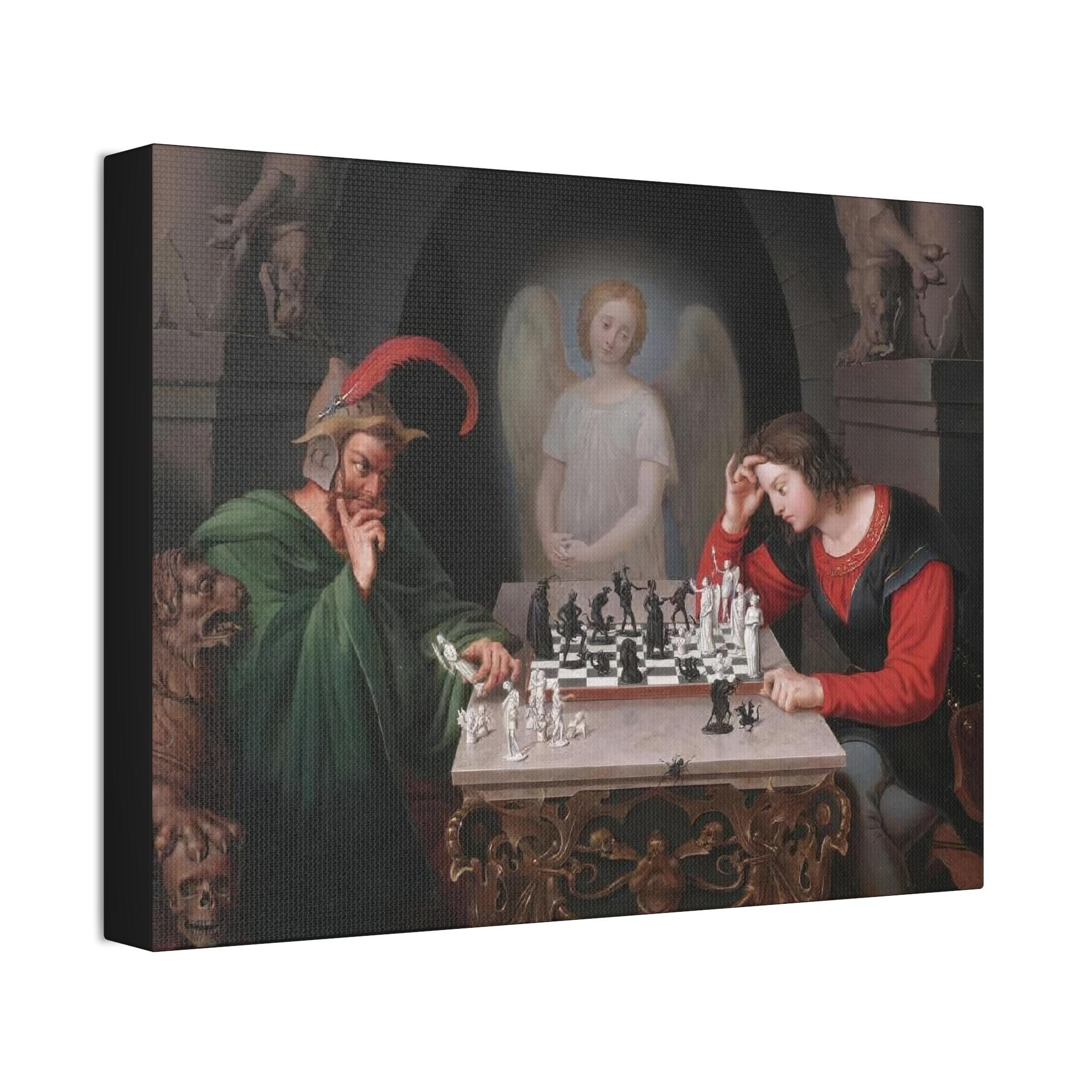 Checkmate (the Chess Players) Fine Art Print by Friedrich August