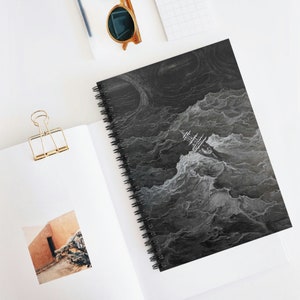 Spiral Notebook - Ruled Line Rime of the Ancient Mariner Art