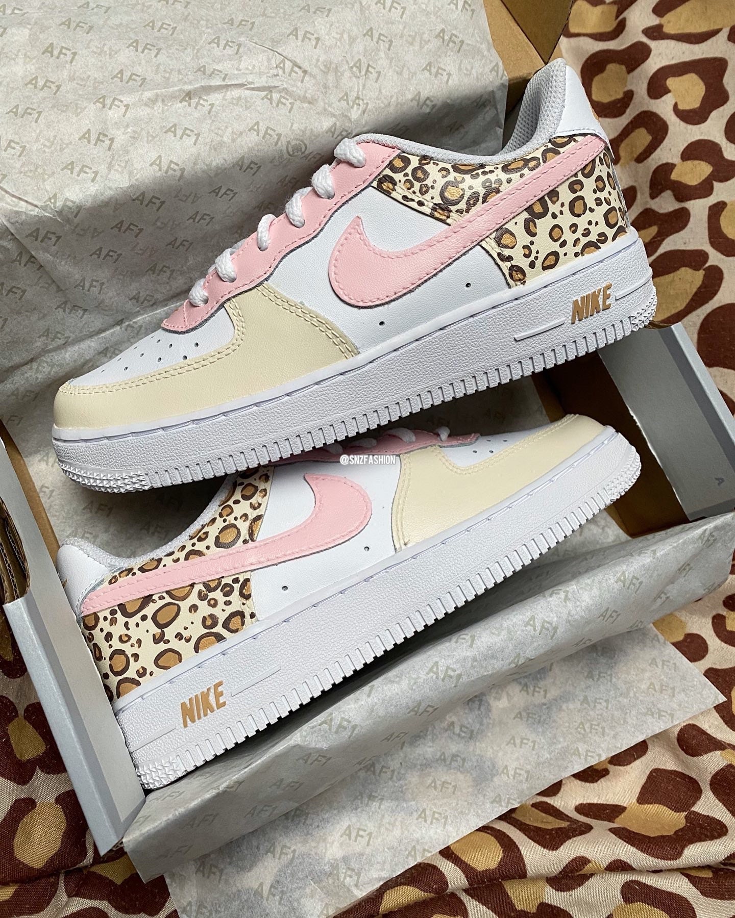Air force leopard print tick Clearance