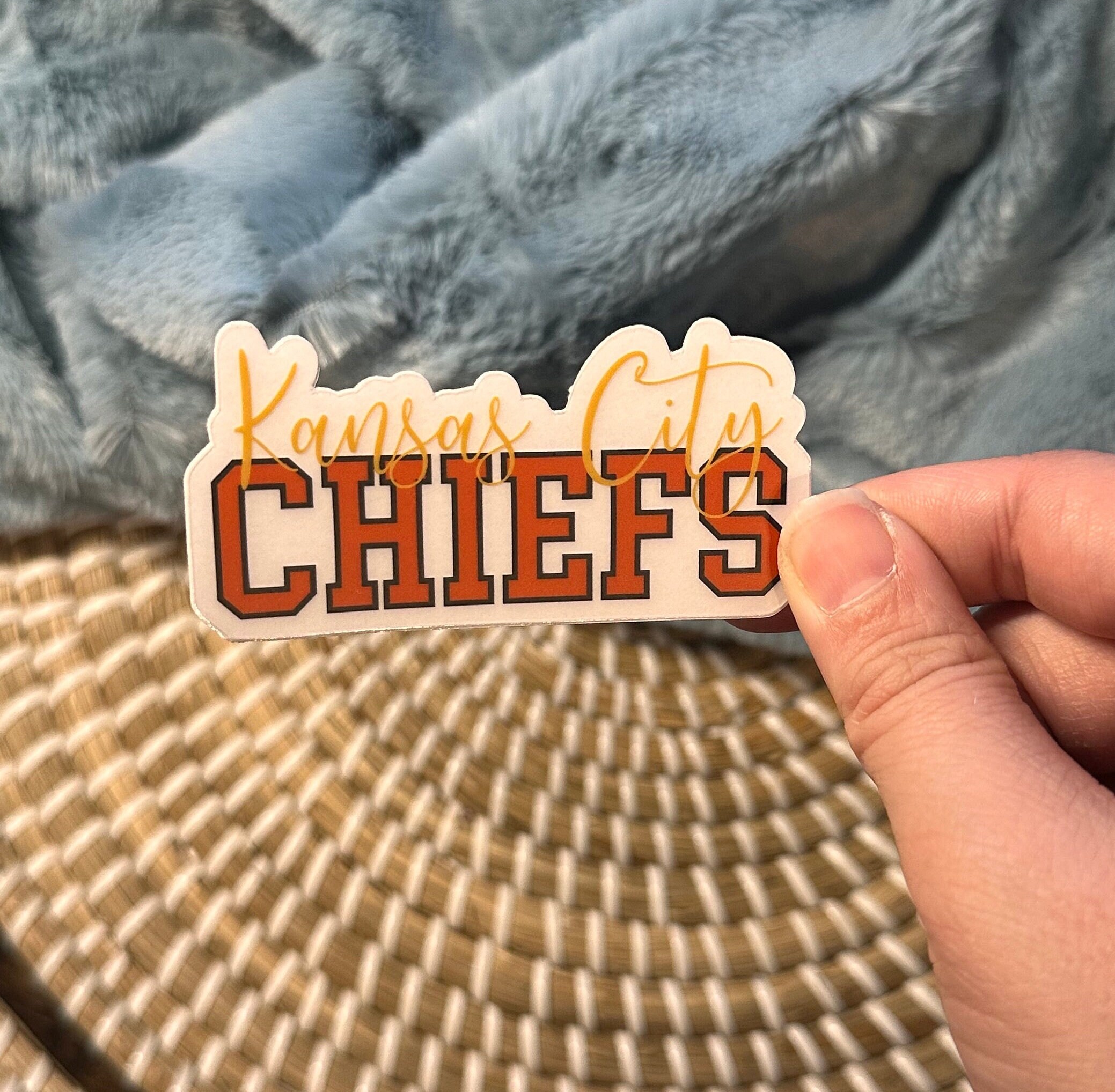 KC Chiefs Souvenir  Kansas City Chiefs Stickers Prismatic