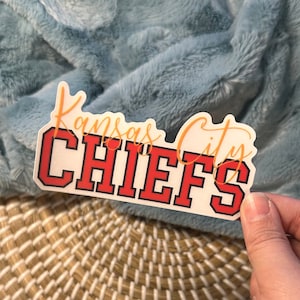 KC Chiefs Sticker | Patrick Mahomes | KC Vinyl Decal Sticker | Football Sticker Vinyl Decal | Kansas City Chiefs Sticker