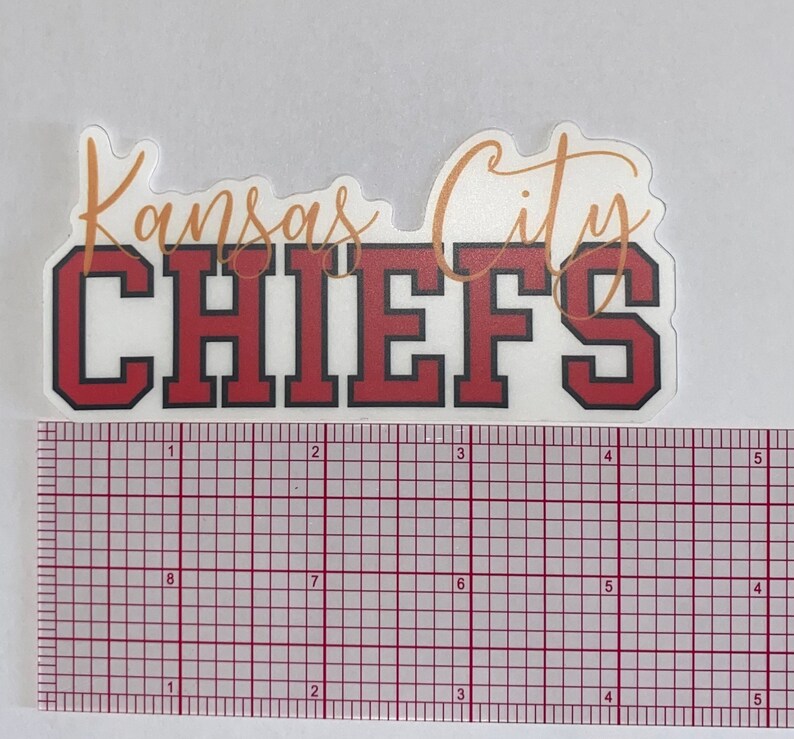 KC Chiefs Sticker Patrick Mahomes KC Vinyl Decal Sticker Football ...