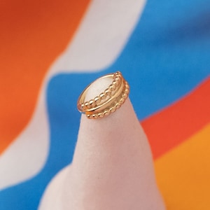 14K Solid Gold Piercing Jewelry Collection: Daith Septum Tribal Clicker, Nose Piercing, Diamond Hoop Earring, Daith Ring, Rook Ring