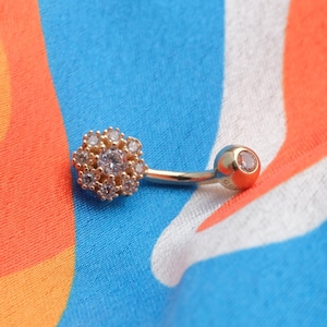 14K Solid Gold Internally Threaded Rook Earring/Opal Curved Barbell Earring/Gemstone Eyebrow Ring/Conch Rook Snug Body Piercing Jewelry 16g