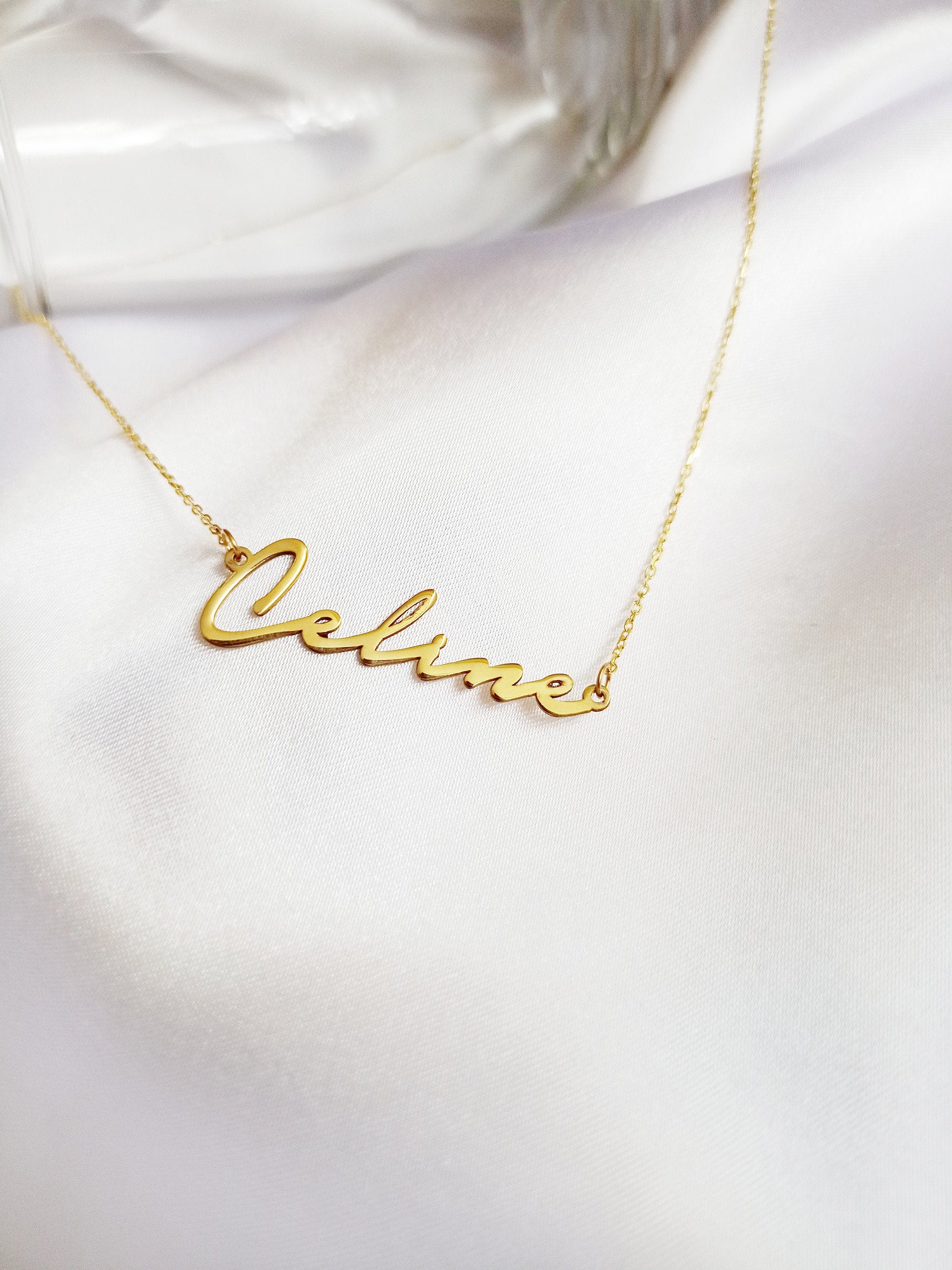 Personalized Name Necklace Custom Name Necklace Signature  Etsy