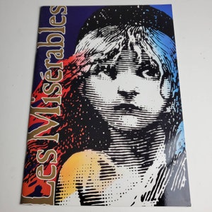 Les Misérables Souvenir Program from Broadway&#39;s The Imperial Theatre 2000 w/ insert.