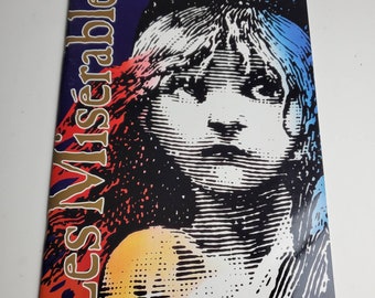 Les Misérables Souvenir Program from Broadway's The Imperial Theatre 2000 w/ insert.
